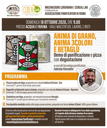 corso professionale per panificatori