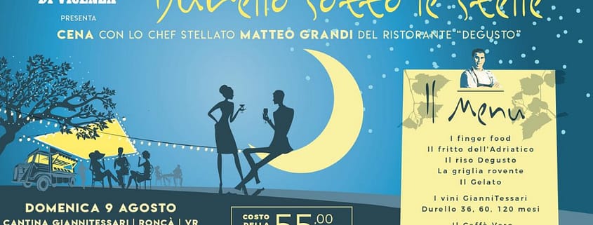 cena stellata in cantina