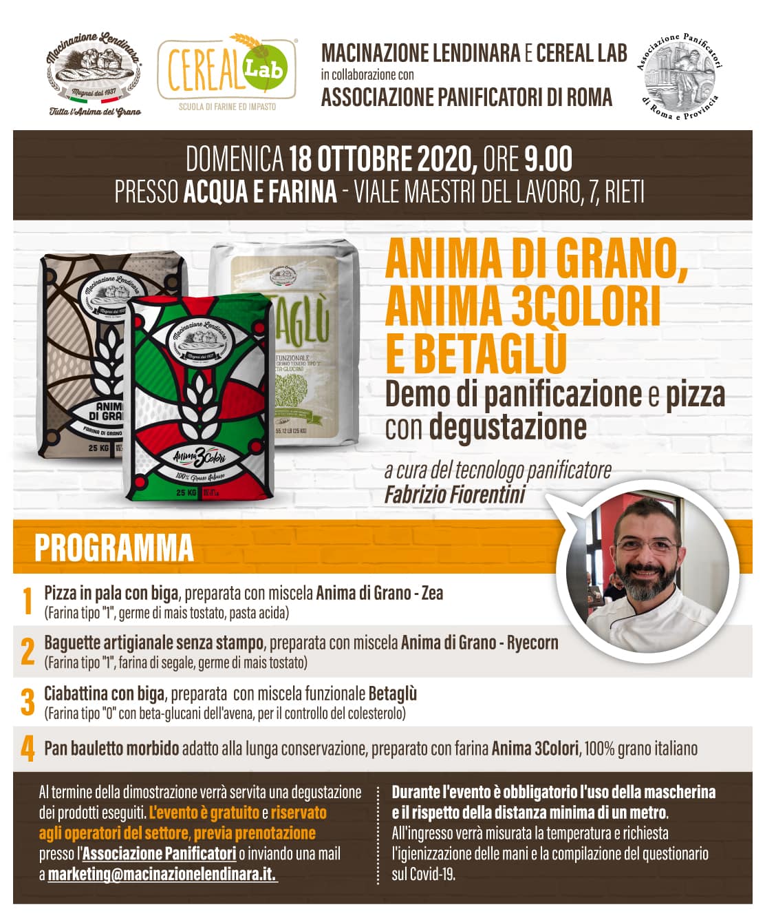 corso professionale per panificatori